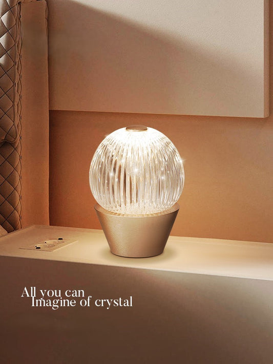 Crystal Cactus Table Lamp