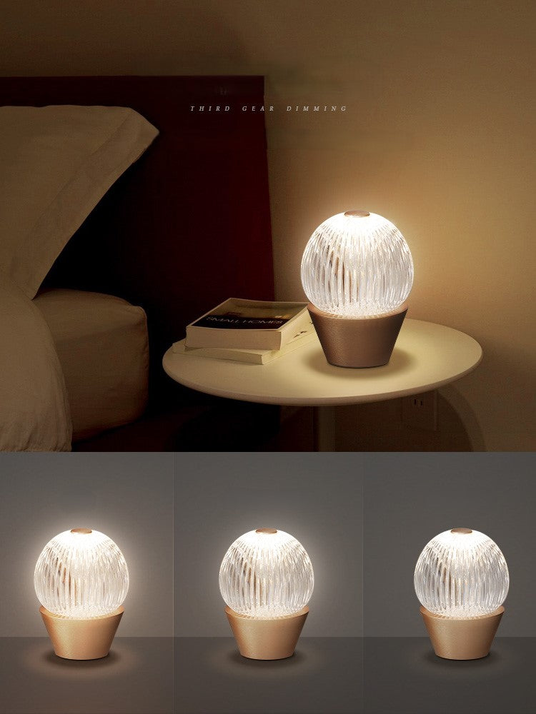 Crystal Cactus Table Lamp