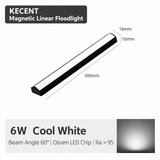 6W 300mm Mini Magnetic Floodlight Bar
