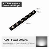 6W 300mm Mini Magnetic Grille Light