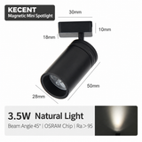 3.5W Adjustable Mini Magnetic Spotlight