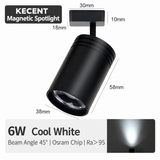 6W Adjustable Mini Magnetic Spotlight