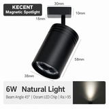 6W Adjustable Mini Magnetic Spotlight