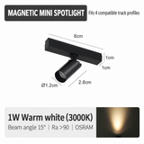 1W Single Head Mini Magnetic Spotlight