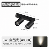 3W 双頭迷你磁吸射燈